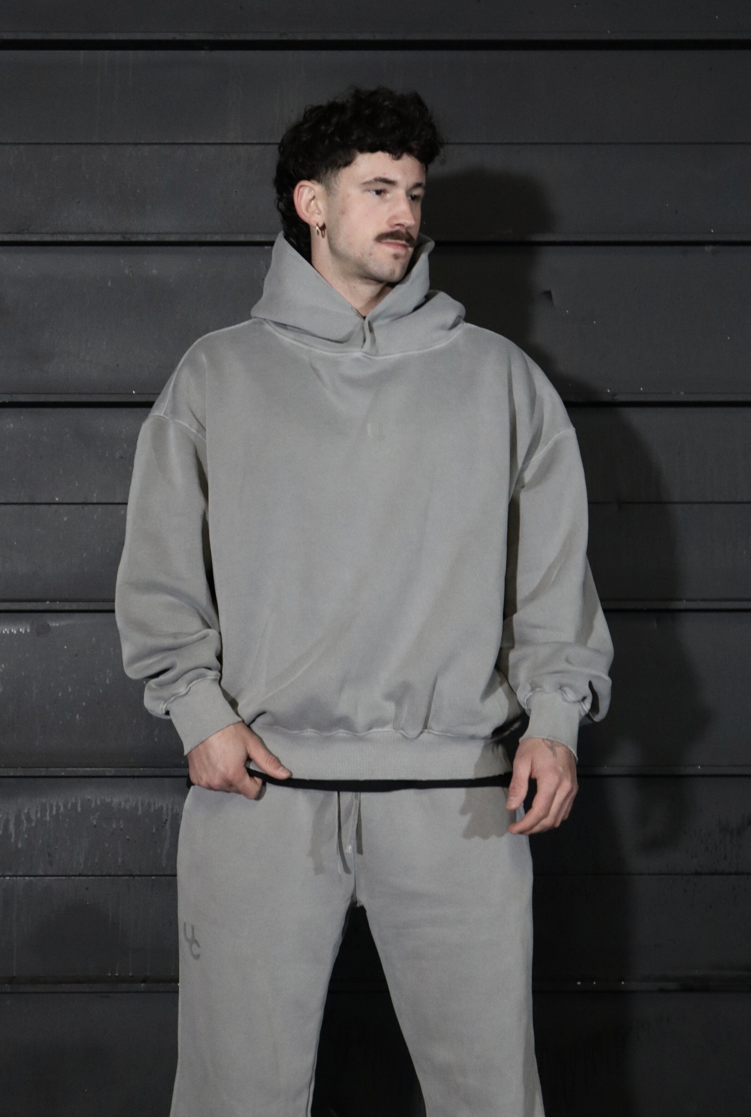 UC041 Foundation Oversized Hoodie - Stone Wash