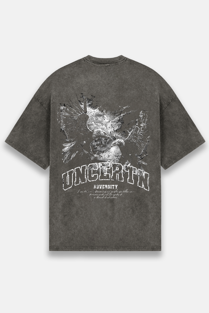 UC010 Phantom Oversized Tee - Grey Wash