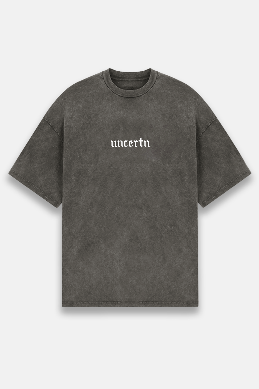 UC010 Phantom Oversized Tee - Grey Wash