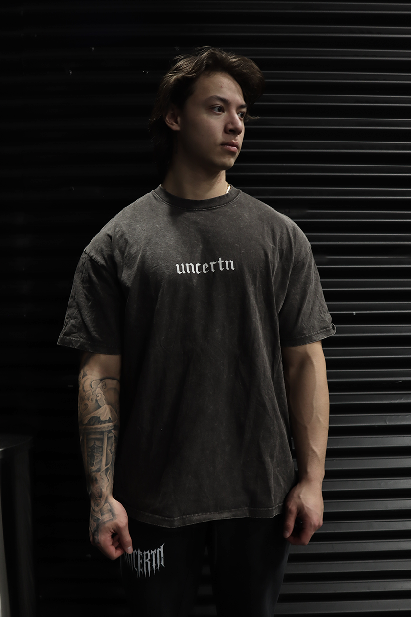 UC010 Phantom Oversized Tee - Grey Wash