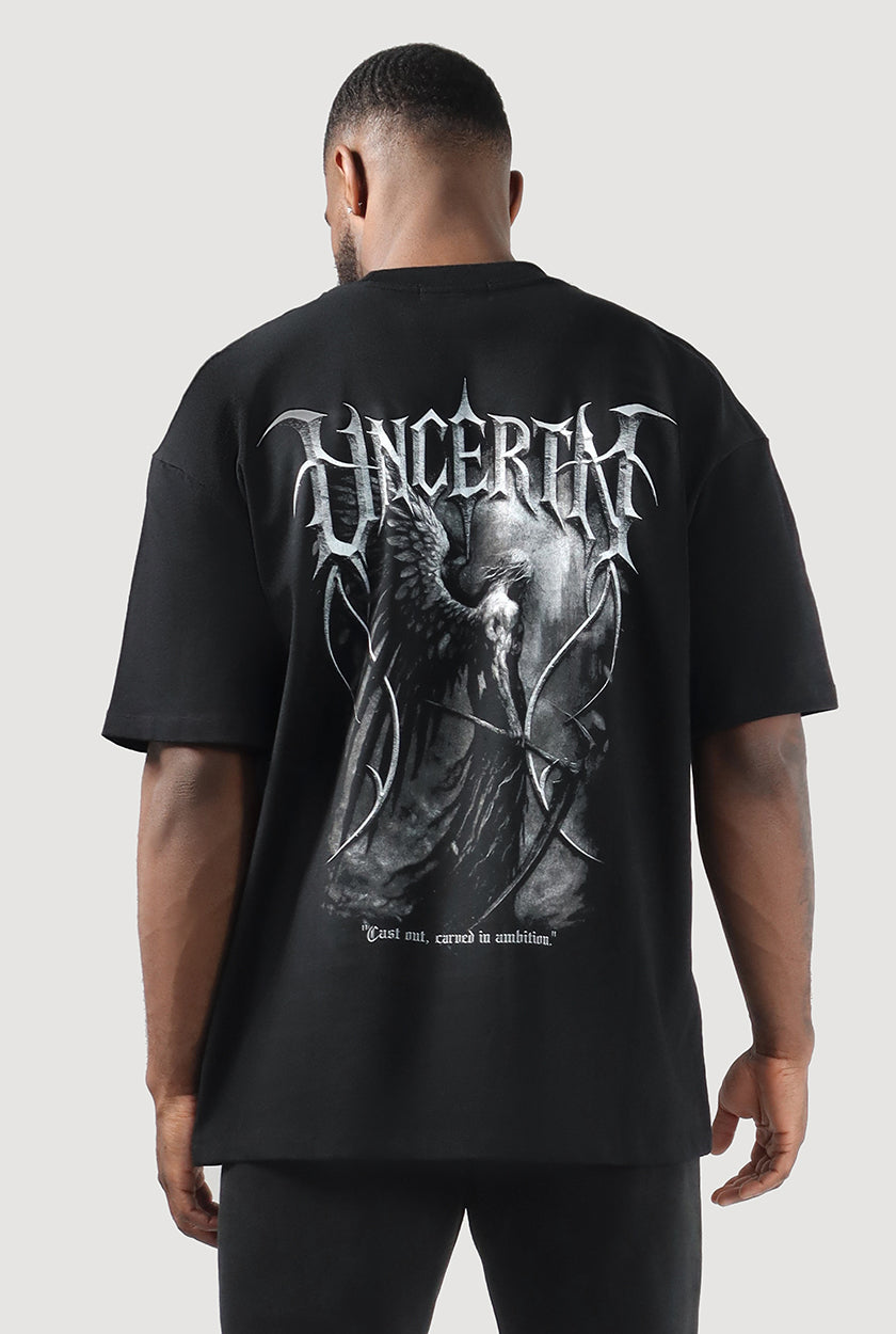 UC035 Nightfall Oversized Tee - Black