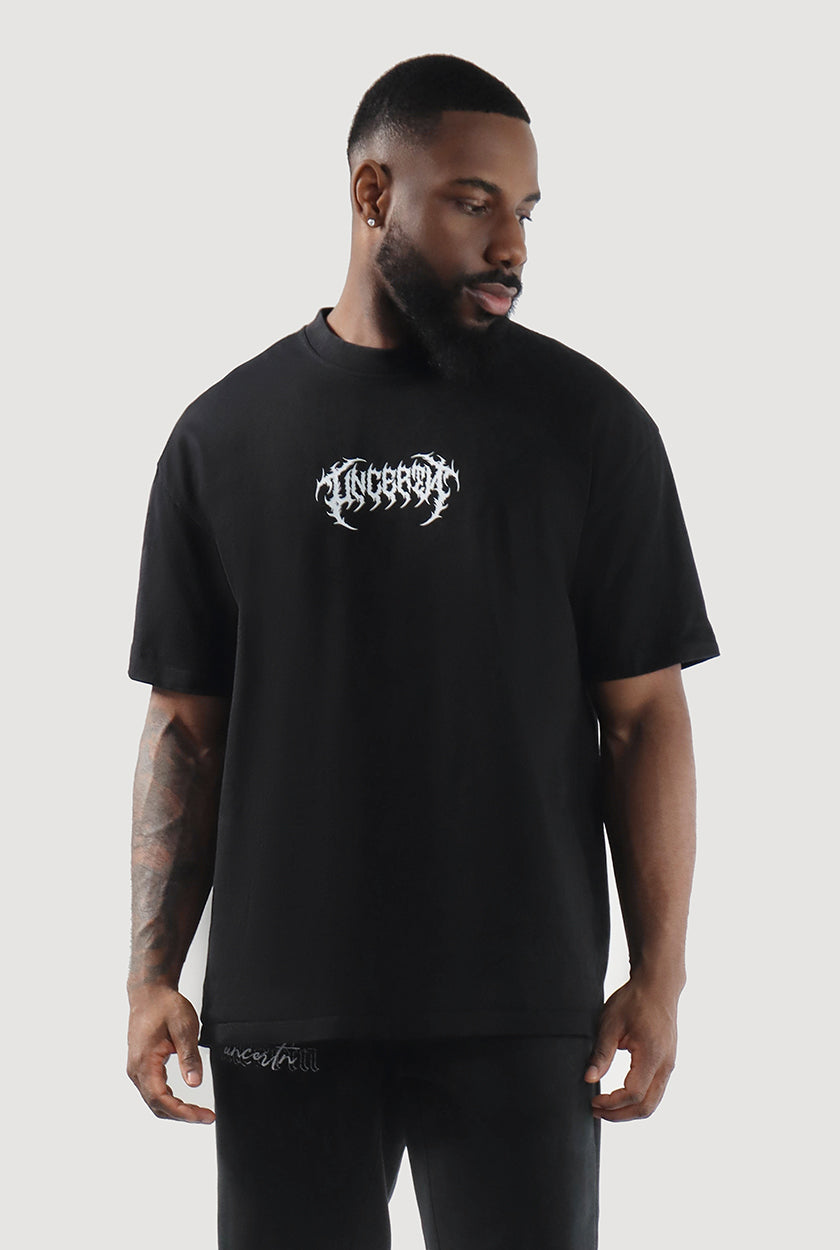 UC019 Destiny Oversized Tee - Black