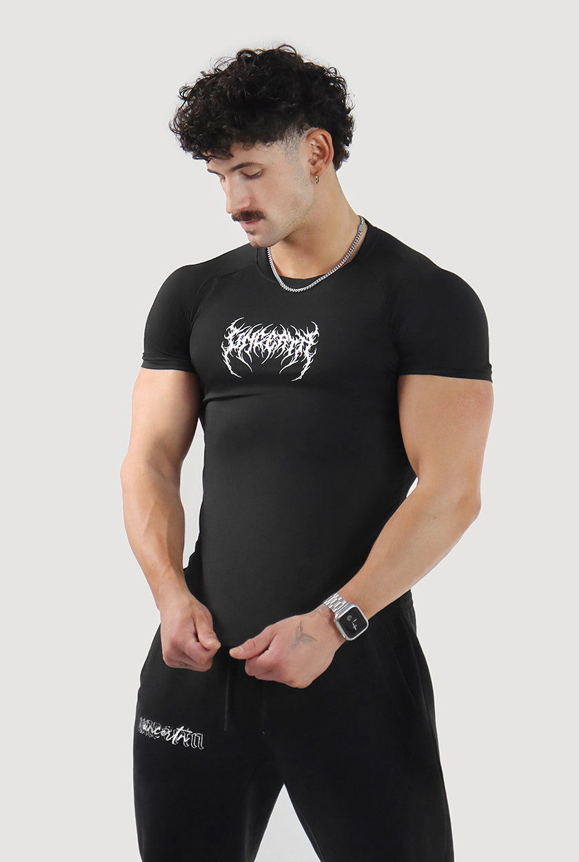 UC036 Celestial Compression Tee - Black