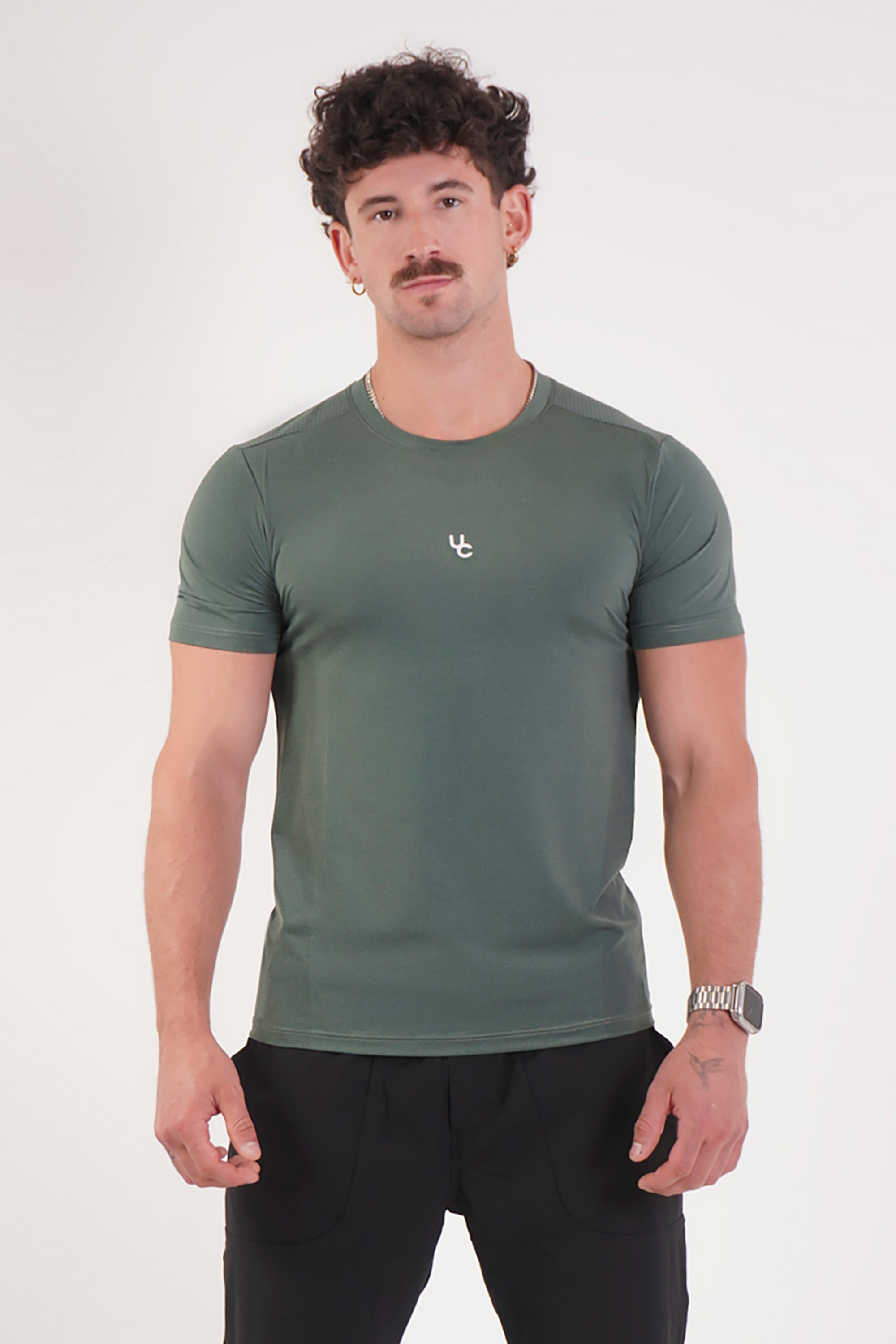UC025 Summit Performance Tee - Dark Pine