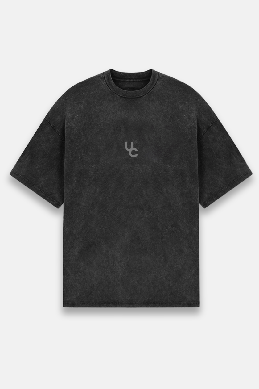 UC041 Foundation Oversized Tee - Black Wash