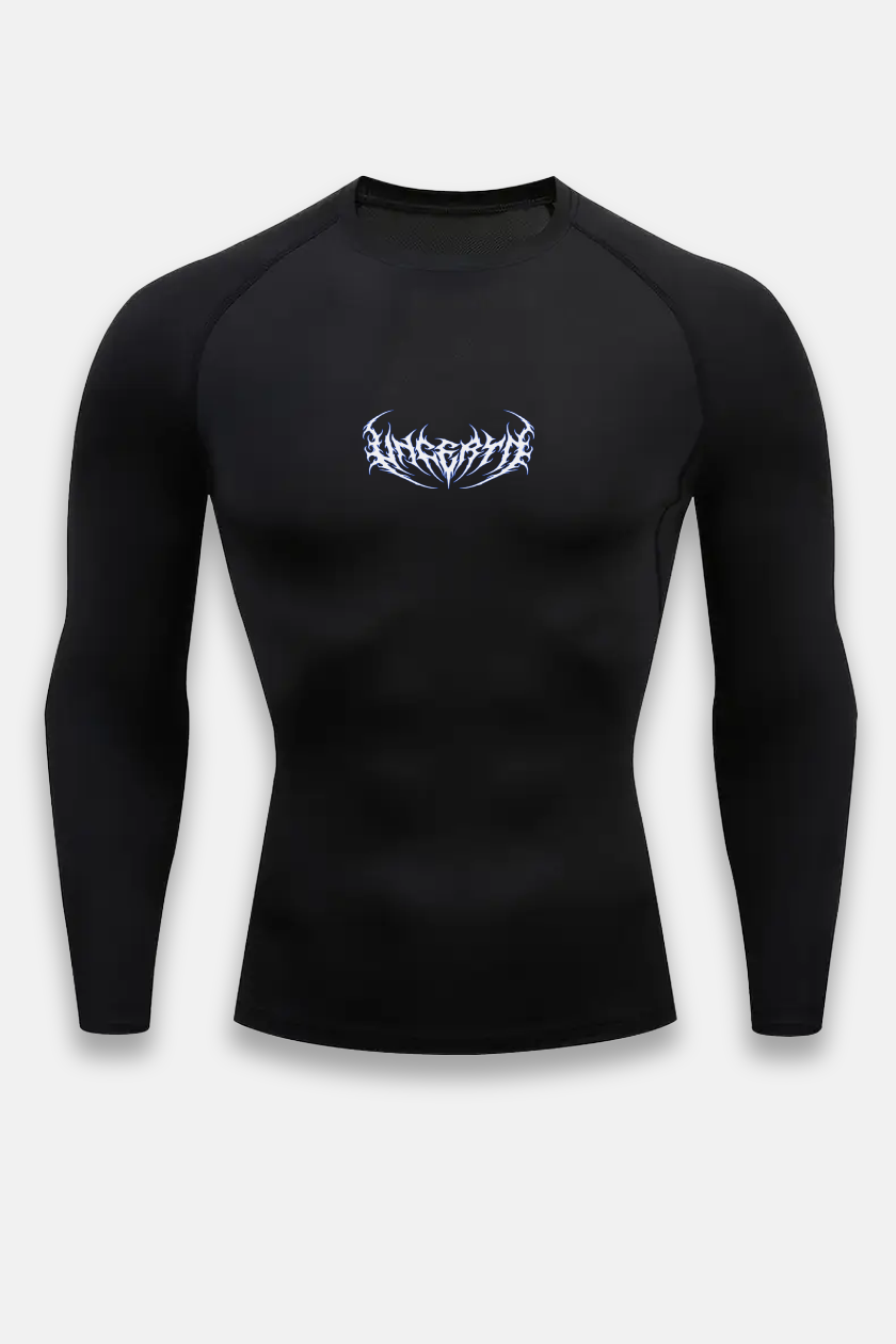UC046 Void Compression Longsleeve - Black/Blue
