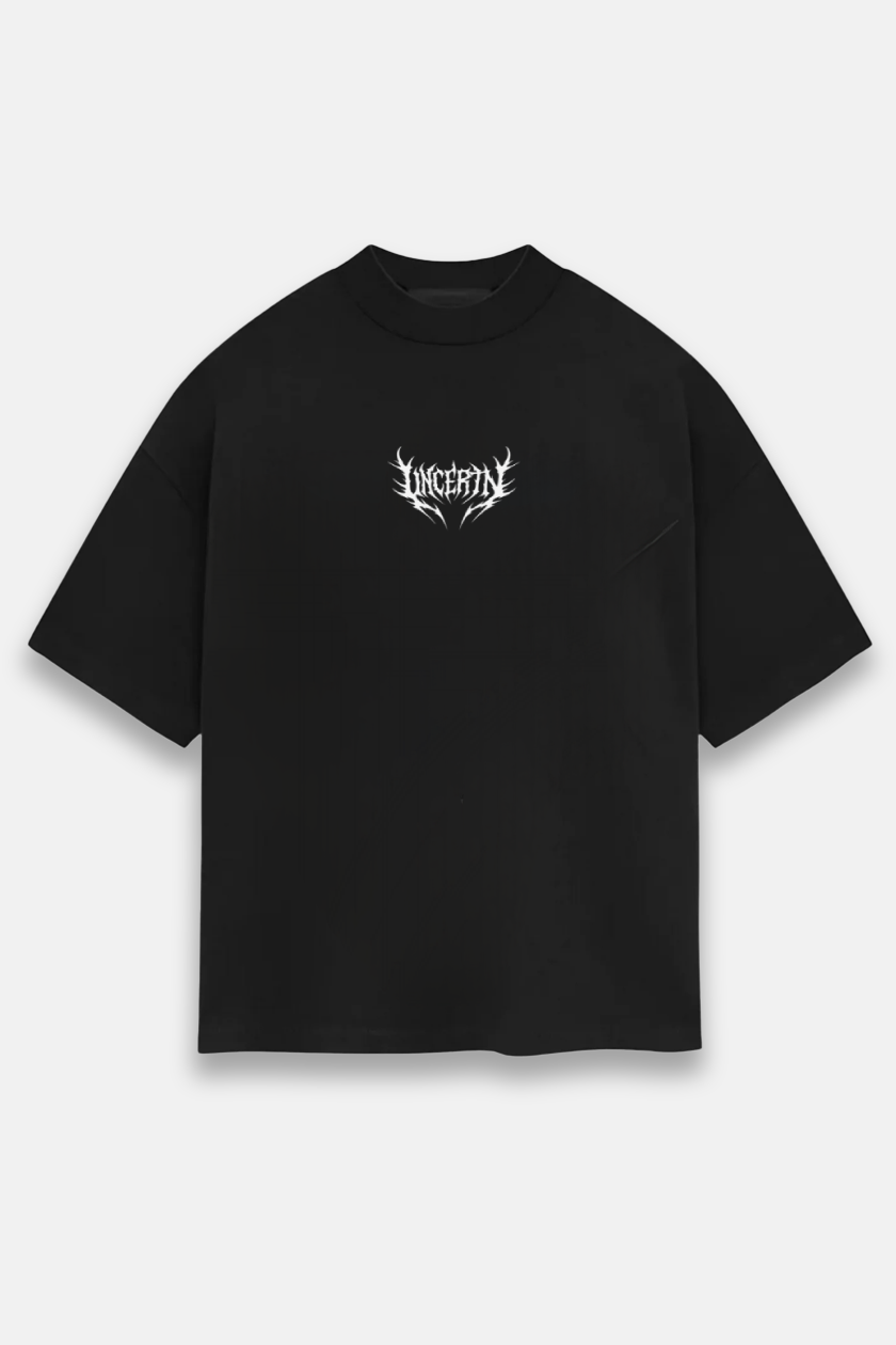 UC039 Wraith Oversized Tee - Black