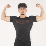 UC08 Resurgence Compression Tee - Black/Red