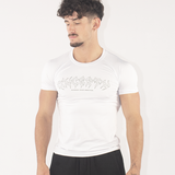 UC08 Resurgence Compression Tee - White/Black