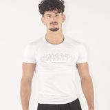 UC08 Resurgence Compression Tee - White/Black