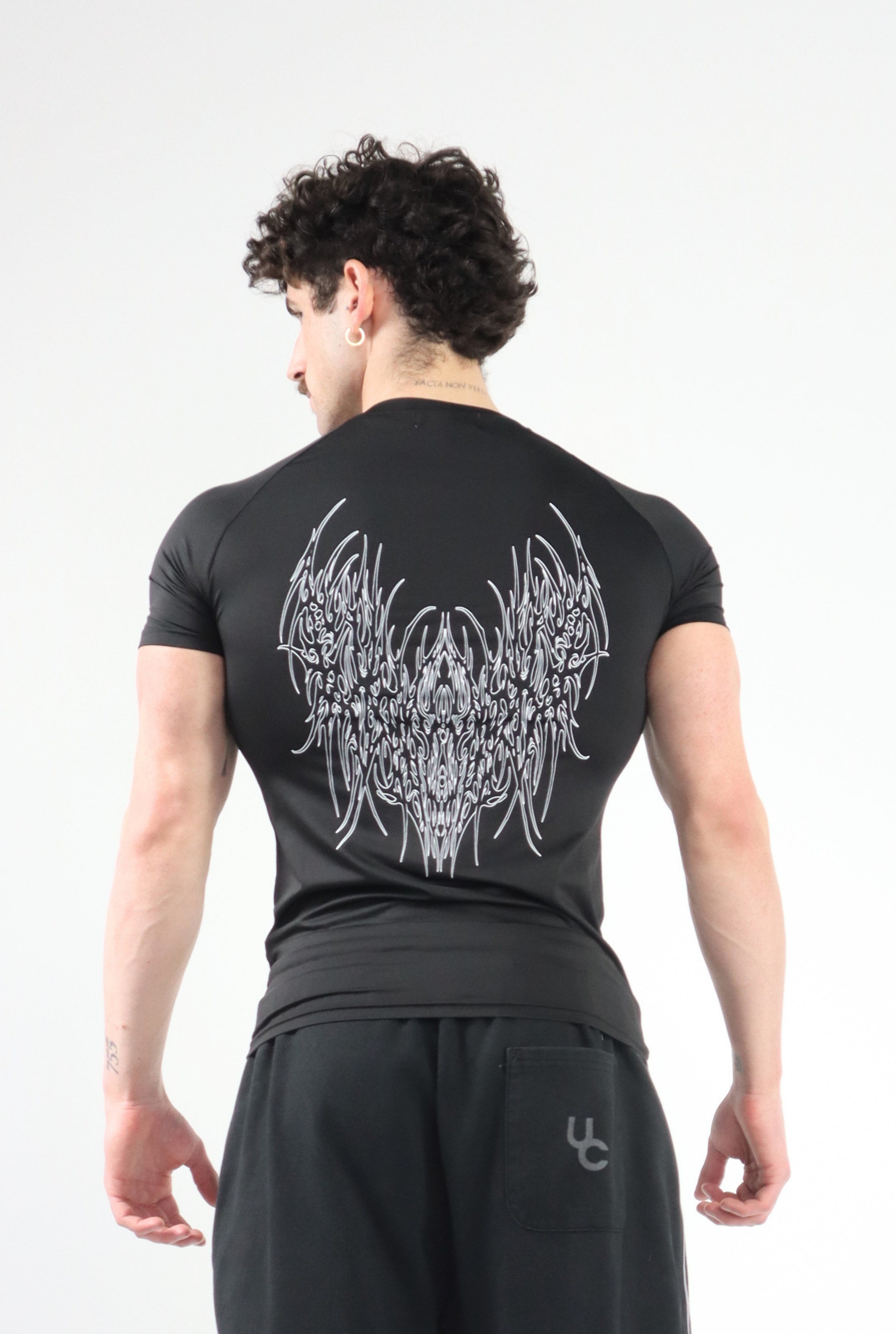 UC045 Venom Compression Tee - Black