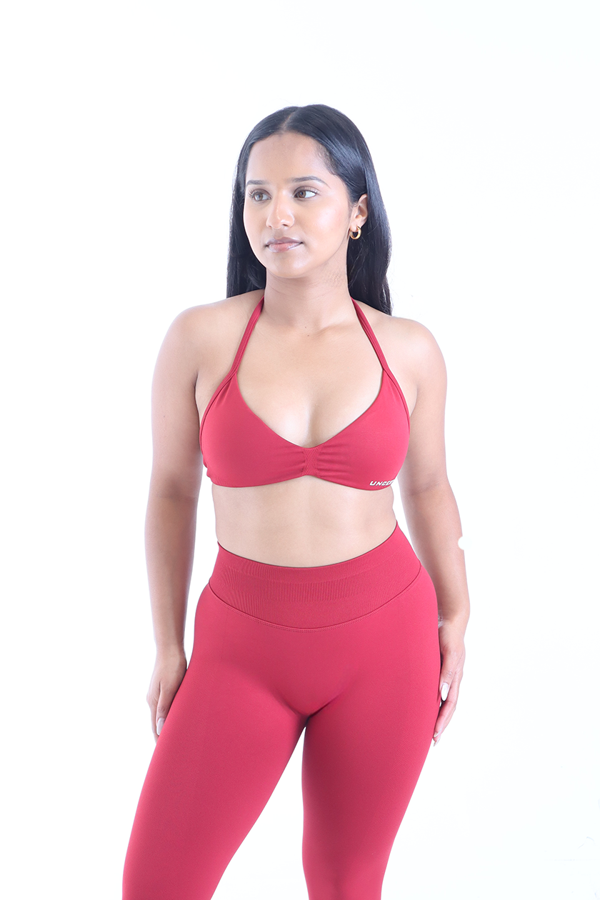 UC018 Elevate Backless Sports Bra - Cherry