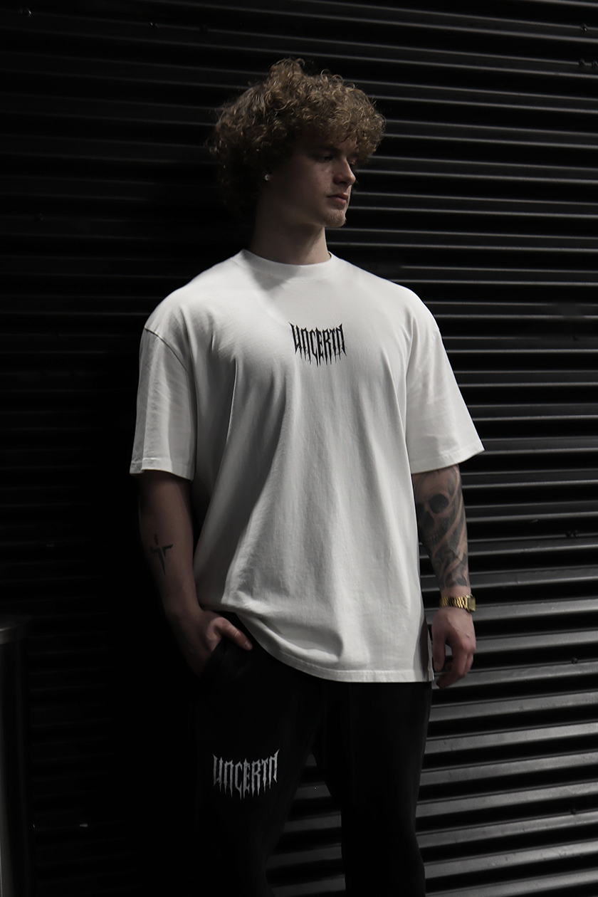UC022 Envy Oversized Tee - White