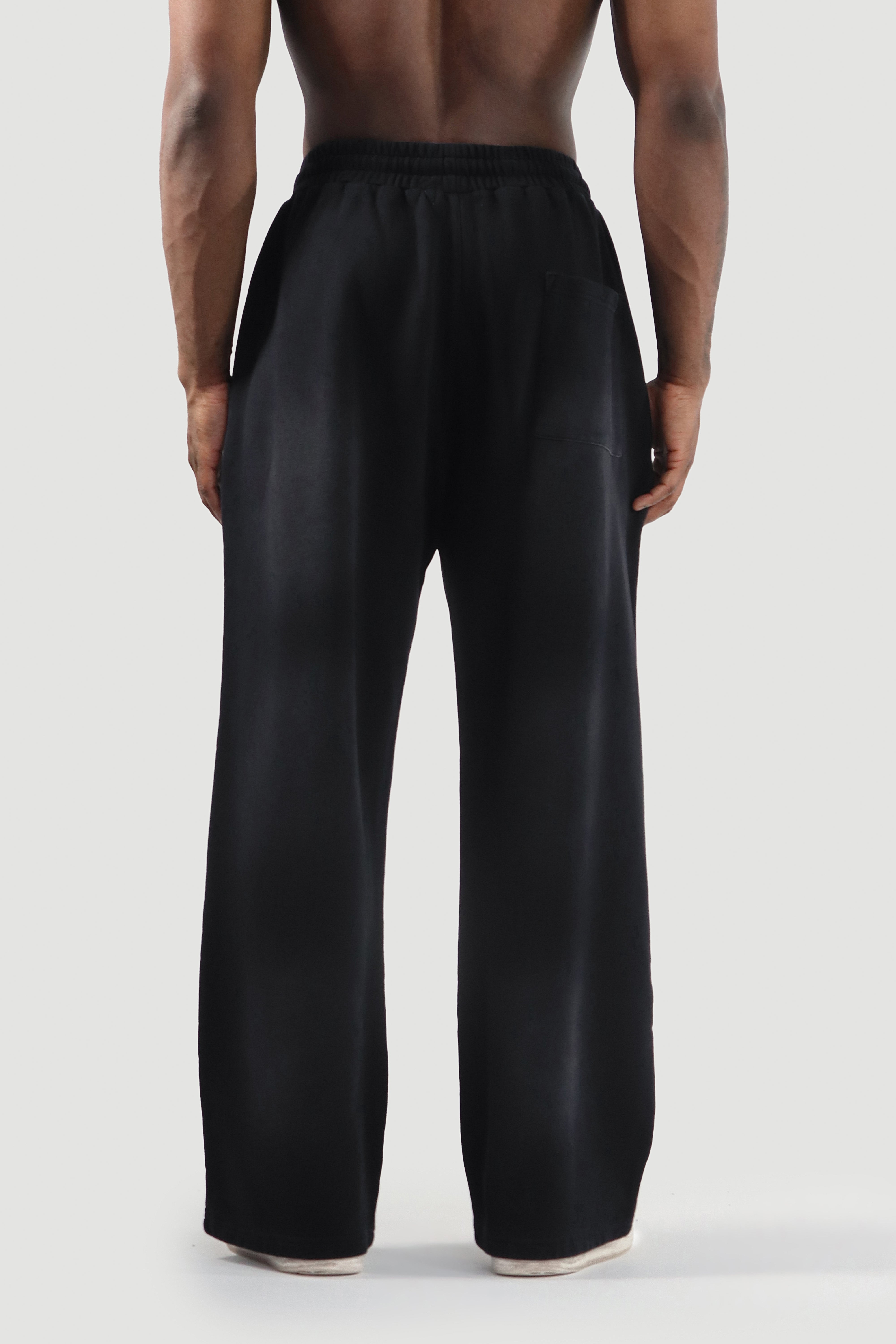 UC022 Envy Straight Cut Joggers - Black Wash