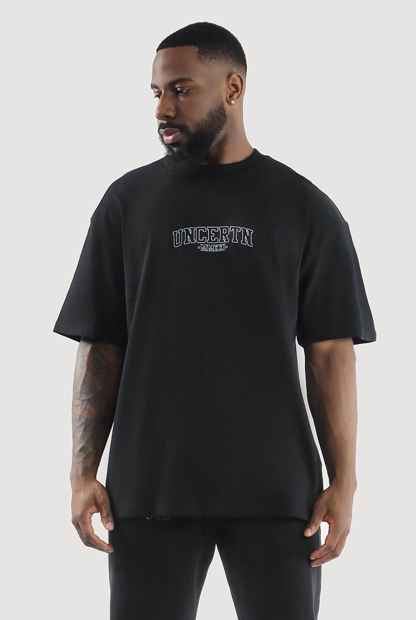 UC011 Phantom Oversized Tee - Black