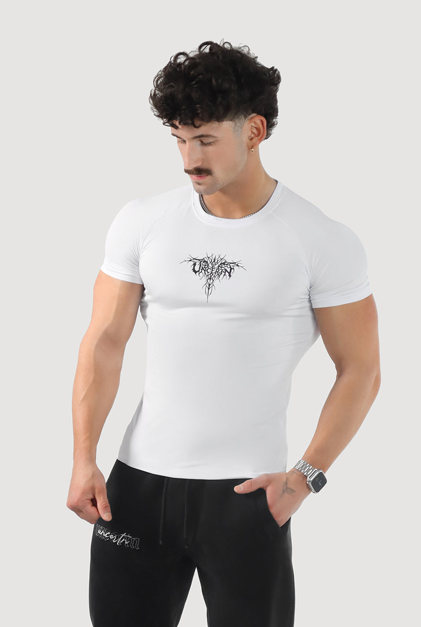 UC023 Envy Compression Tee - White