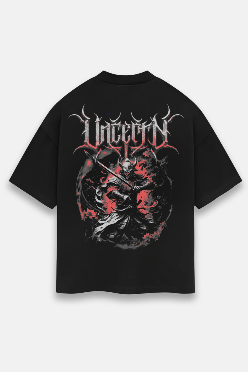 UC038 Obsidian Oversized Tee - Black