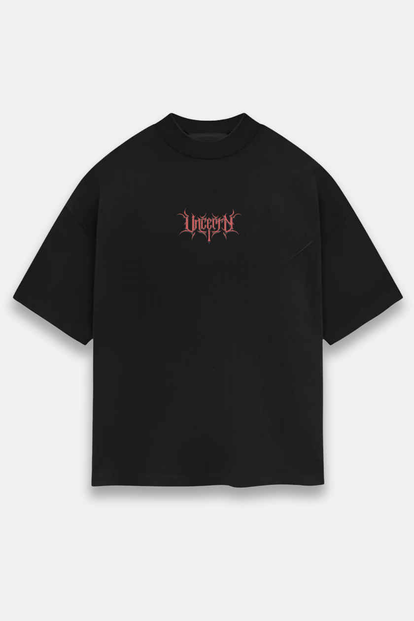 UC038 Obsidian Oversized Tee - Black