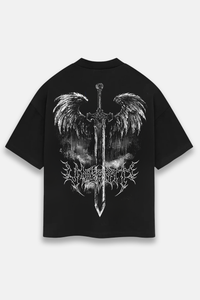 UC026 Precision Oversized Tee - Black