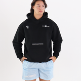 UC013 Oversized Racing Team Hoodie - Black