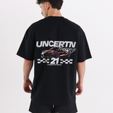 UC013 Oversized Racing Team Tee - Turbo Red