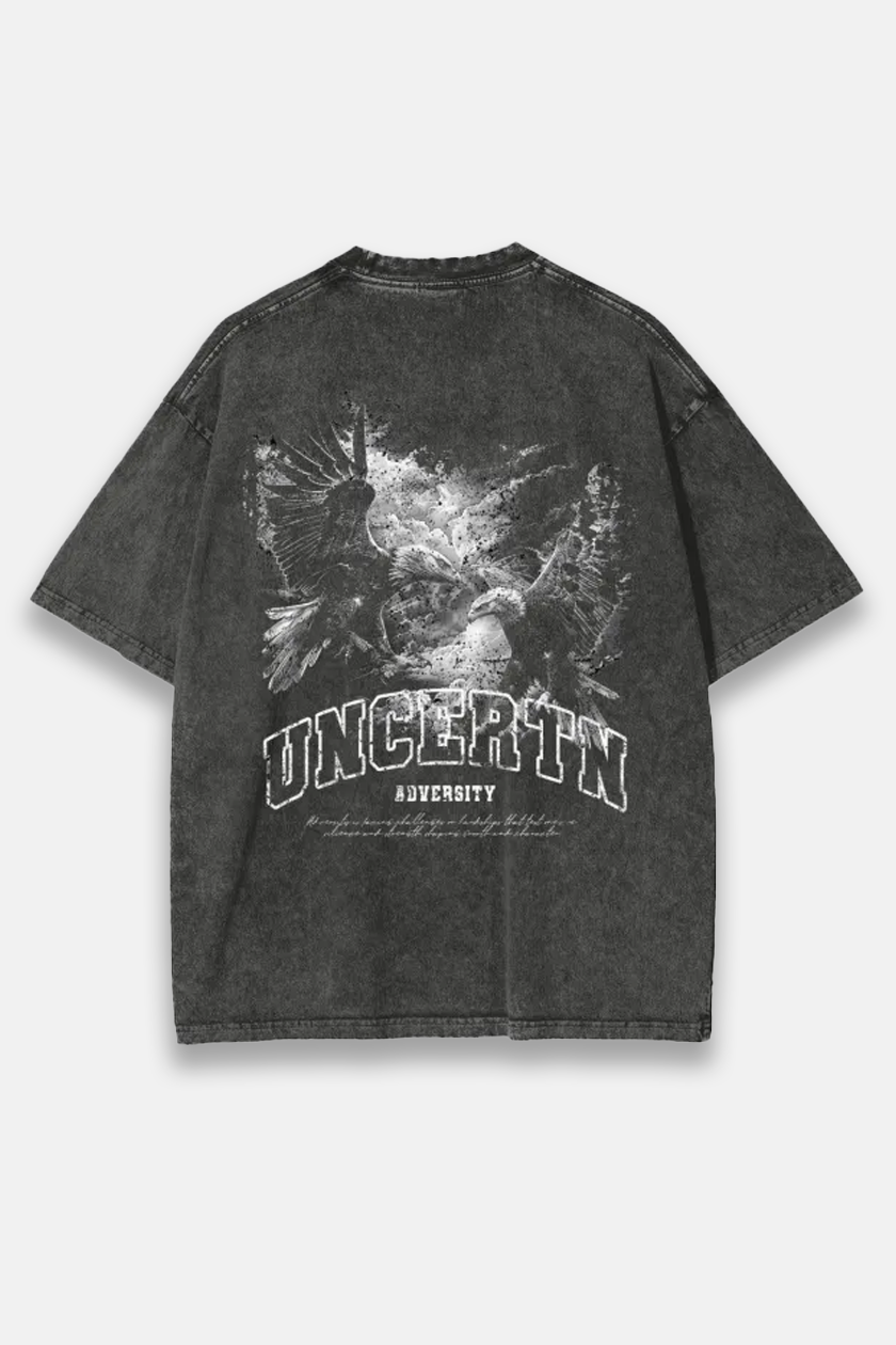 UC010 Phantom Oversized Tee - Grey Wash