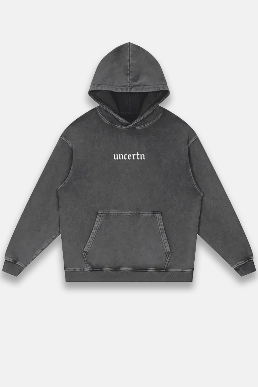 UC010 Phantom Oversized Hoodie - Grey Wash