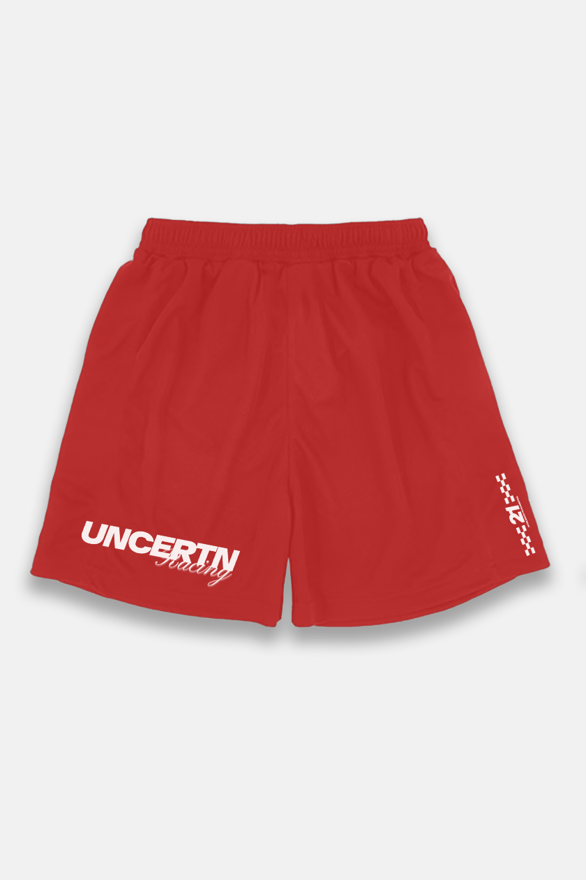 UC013 Racing Team Mesh Shorts -  Red