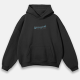 UC07 Resurgence Oversized Hoodie - Black/Blue