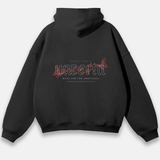 UC07 Resurgence Oversized Hoodie - Black/Red