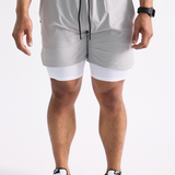 UC04 Arrival Compression Shorts - Light Grey